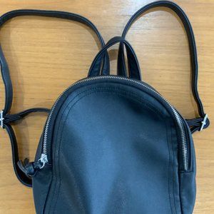 Like New black backpack purse